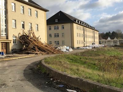 Bild vergrößern: Abriss der Linsingen Kaserne in Hameln