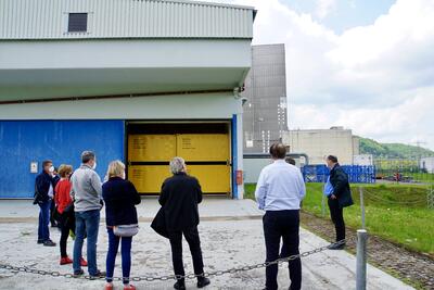Besuch Kernkraftwerk Würgassen.Die Fotos sind während der Besichtigung entstanden.